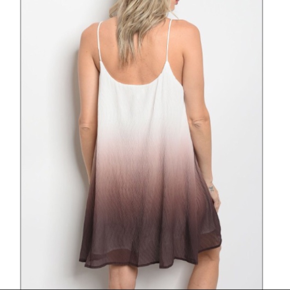 Ombré chiffon dress - Picture 3 of 4